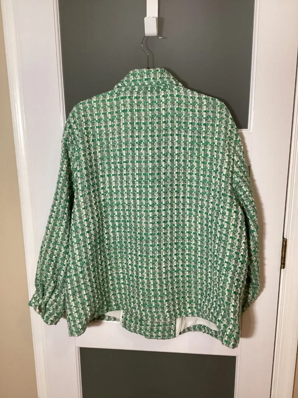 Maeve Tweed Shacket - 1X - Anthropologie